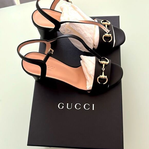 Gucci NWT black very soft 35.5 stunning shoes - Picture 1 of 10
